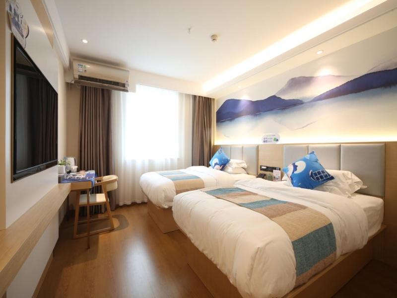 Greentree Inn Shanghai Zhongshan Hutai Hotel Exterior foto