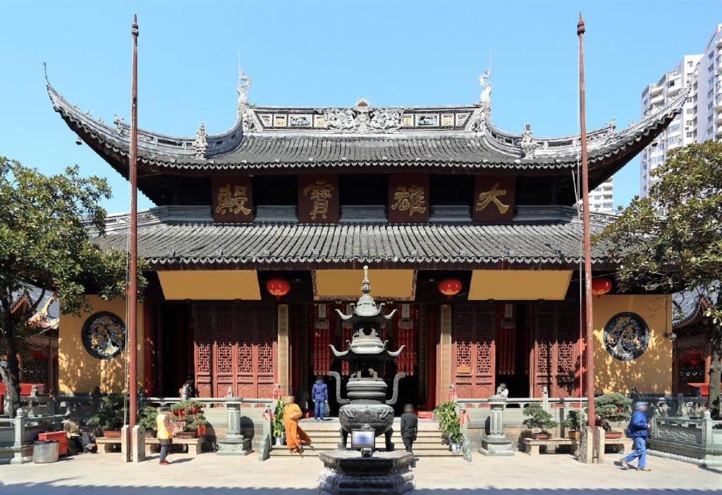 Greentree Inn Shanghai Zhongshan Hutai Hotel Exterior foto